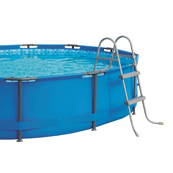 Bestway Escalera para piscina de 2 pelda&ntilde;os Flowclear 84 cm