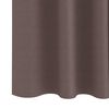 vidaXL Cortinas Opacas con Anillas 2 pcs Marr&oacute;n Oscuro 260 x 140 cm