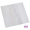 vidaXL Tableros de Suelo 55 pcs Gris Claro 5,11 m&sup2; PVC