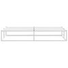 vidaXL Estructura de cama sin colch&oacute;n metal blanco 200x200 cm