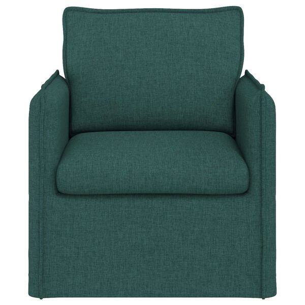 vidaXL Sof&aacute; Verde oscuro 195 x 82 x 85 cm tela