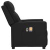 vidaXL Sillón de masaje eléctrico tela negro