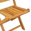 vidaXL Juego Bistro de Jardín 3 pcs Marrón Madera de Acacia Sólida