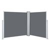 vidaXL Toldo lateral retr&aacute;ctil gris antracita 120x600 cm