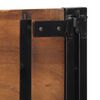 vidaXL Cabecero 160 cm Madera Maciza Reciclada y Hierro