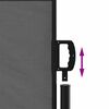 vidaXL Toldo lateral retráctil antracita 140x600 cm