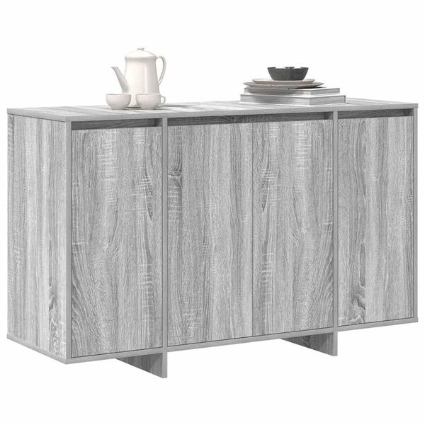 vidaXL Vitrina Gris sonoma 120 x 41 x 75 cm Madera contrachapada