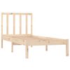vidaXL Estructura de cama madera maciza de pino 90x190 cm