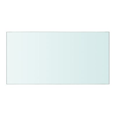 vidaXL Panel de estante vidrio claro 40x20 cm