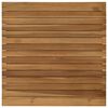 vidaXL Encimera 60 x 60 x 3,5 cm Cuadrado Madera de teca maciza