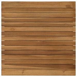 vidaXL Encimera 60 x 60 x 3,5 cm Cuadrado Madera de teca maciza