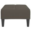 vidaXL Taburete de terciopelo gris oscuro 78x56x32 cm