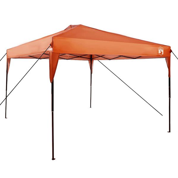 vidaXL Carpa Dosel Manual Naranja 290 x 290 x 251 cm tela