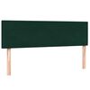 vidaXL Cama box spring con colch&oacute;n terciopelo verde oscuro 160x210 cm