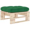 vidaXL Otomana de jard&iacute;n de palets madera de pino impregnada