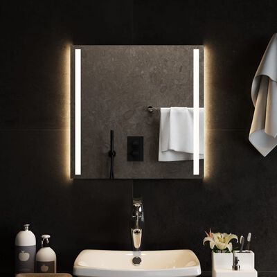 vidaXL Espejo de baño con LED 50x50 cm