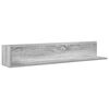 vidaXL Estantes de pared 2 uds madera gris Sonoma 100x16,5x16,5 cm