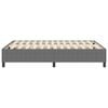 vidaXL Cama de plataforma Gris Claro 160 x 200 cm tela