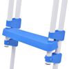 vidaXL Escalera de seguridad de piscina elevada 3 pelda&ntilde;os 122 cm