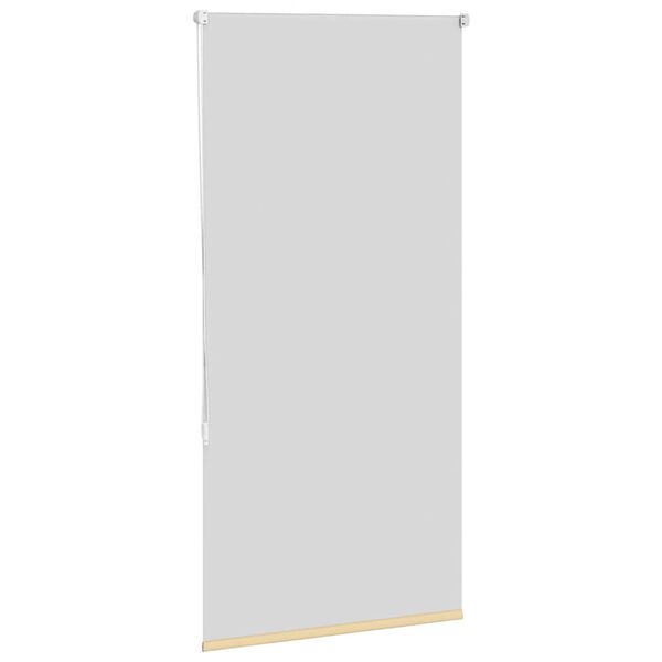 vidaXL Estor Enrollable Opaco Beige 85x130 cm Tela Ancho 80,7 cm