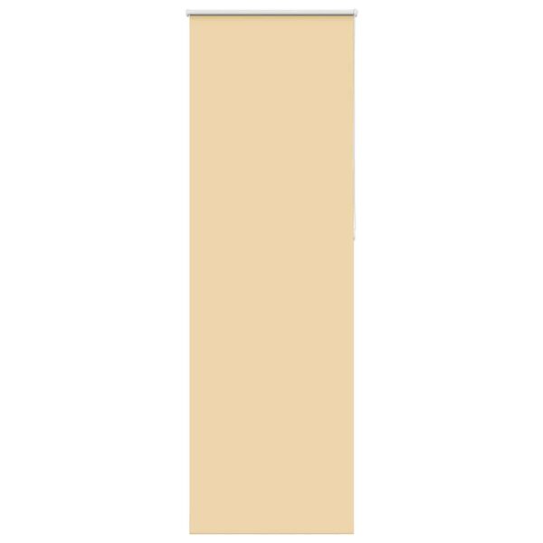 vidaXL Estor Enrollable Opaco Beige 75x230 cm Tela Ancho 70,7 cm