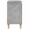 vidaXL Mueble de lavabo madera ingenier&iacute;a gris hormig&oacute;n 65x33x60 cm