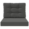 vidaXL Coj&iacute;n para sof&aacute; de exterior 2 pcs Antracita Poli&eacute;ster