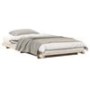vidaXL Estructura de cama Marr&oacute;n 90 x 210 cm Madera de pino macizo