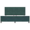 vidaXL Cama tipo Box Spring Verde oscuro 200 x 200 cm Terciopelo