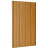 vidaXL Panel de techo 36 pcs Natural 80 x 45 cm Acero galvanizado