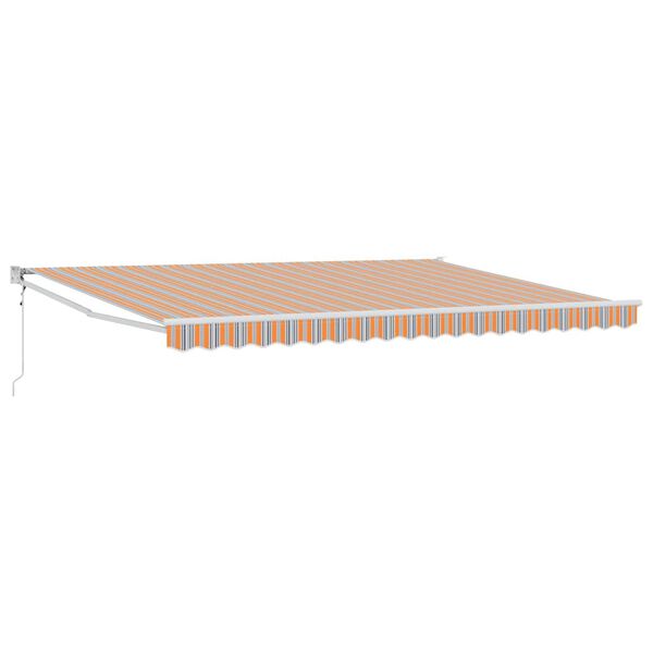 vidaXL Toldo Retr&aacute;ctil Multicolor 450 x 300 cm Poli&eacute;ster y Aluminio