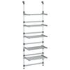 vidaXL Tendedero de 5 niveles de aluminio