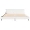 vidaXL Estructura de cama sin colch&oacute;n madera de pino blanca 140x200 cm
