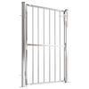 vidaXL Puerta de jard&iacute;n 100x145 cm de acero inoxidable