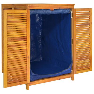 vidaXL Caja de almacenaje de jardín madera maciza acacia 70x87x104 cm