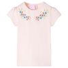 vidaXL Camiseta infantil rosa suave 116