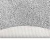 vidaXL Alfombra Shaggy Antideslizante Gris 120 x 120 cm PP
