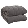 vidaXL Manta con peso tela gris 200x230 cm 13 kg