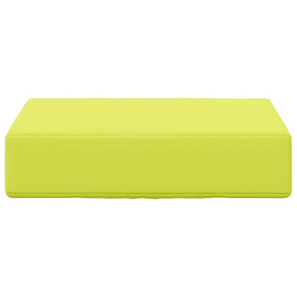vidaXL Coj&iacute;n de asiento de exterior Verde 40 x 40 x 8 cm