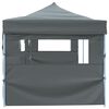vidaXL Carpa de fiestas pop-up plegable con 5 paredes antracita 870x291x315 cm