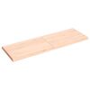 vidaXL Tablero de mesa madera maciza borde natural 120x40x(2-4) cm