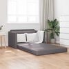 vidaXL Sof&aacute; cama Gris 124 x 71 x 78 cm Cuero artificial
