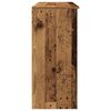 vidaXL Aparador con cajón madera antigua 101x35x76cm Madera ingeniería