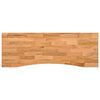 vidaXL Tablero escritorio rectangular madera maciza roble marr&oacute;n claro