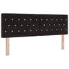 vidaXL Cabecero Negro 160 cm Terciopelo