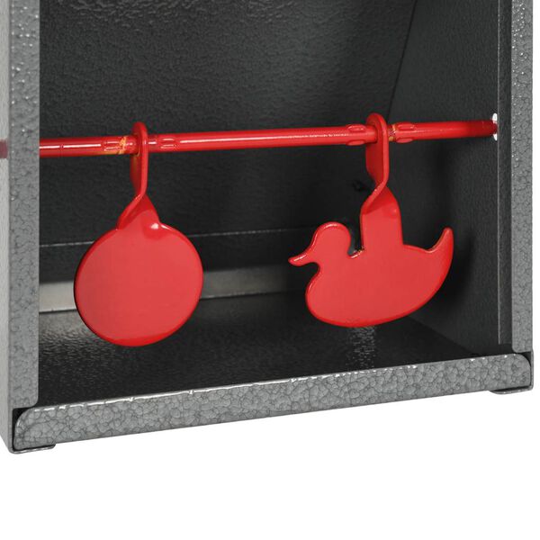 vidaXL Objetivo de tiro de dos figuras redondo y dise&ntilde;o de pato