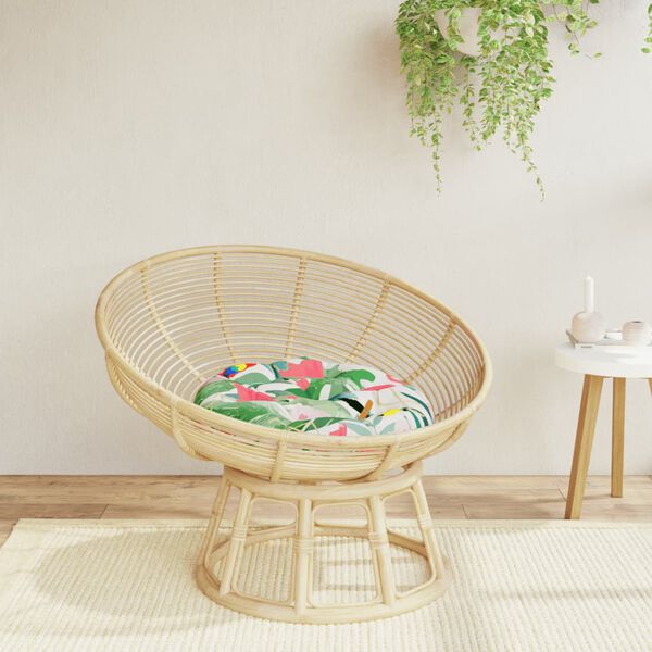 vidaXL Coj&iacute;n redondo tela Oxford multicolor &Oslash; 60x11 cm