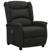 vidaXL Sill&oacute;n reclinable el&eacute;ctrico de tela negro