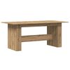 vidaXL Mesa de comedor madera ingeniería roble artisan 180x90x76 cm