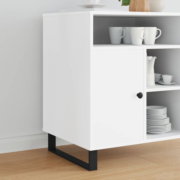 vidaXL Patas de Muebles 2 pcs Negro 43,6 x 4 x 10 mm Hierro